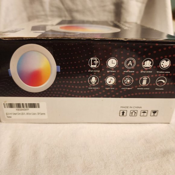 JJC Smart Recessed Lighting 6 Inch,2700K-5000K & RGB Slim Led Recessed - Picture 4 of 11